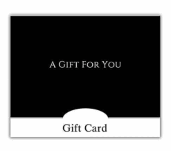 Gift Card Holder - A Gift For You, Black (100 pack)