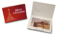 Gift Card Holder - Merry Christmas, Tree of Stars (100 pack)