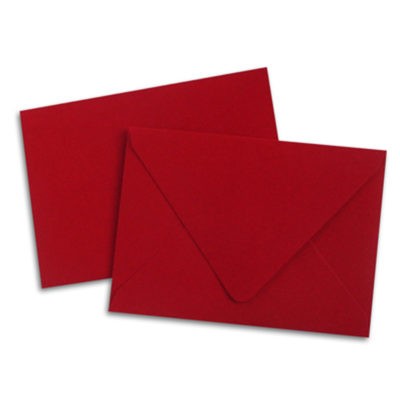 Mini Gift Card Envelopes - Dark Red (50 Pack) - Gift Card Supply Store