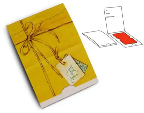 Gift Card Holder - Antique Envelope (100 Pack)