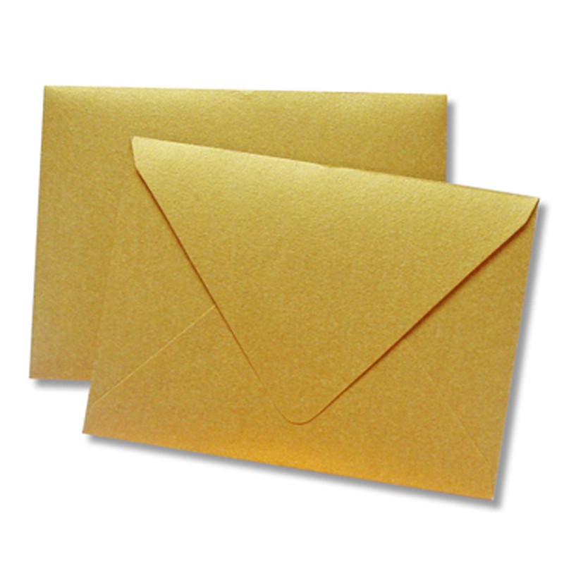Mini Gift Card Envelopes - Metallic Black (50 Pack)