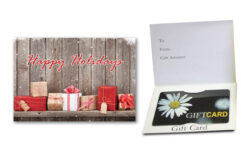 Gift Card Holder - Happy Holidays, Presents (100 pack)