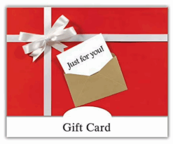 Gift Card Holder - Just For You, Red & White (100 Pack)