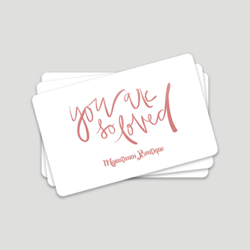 Mainstream Boutique Gift Cards - You Are So Loved (Pack of 100)